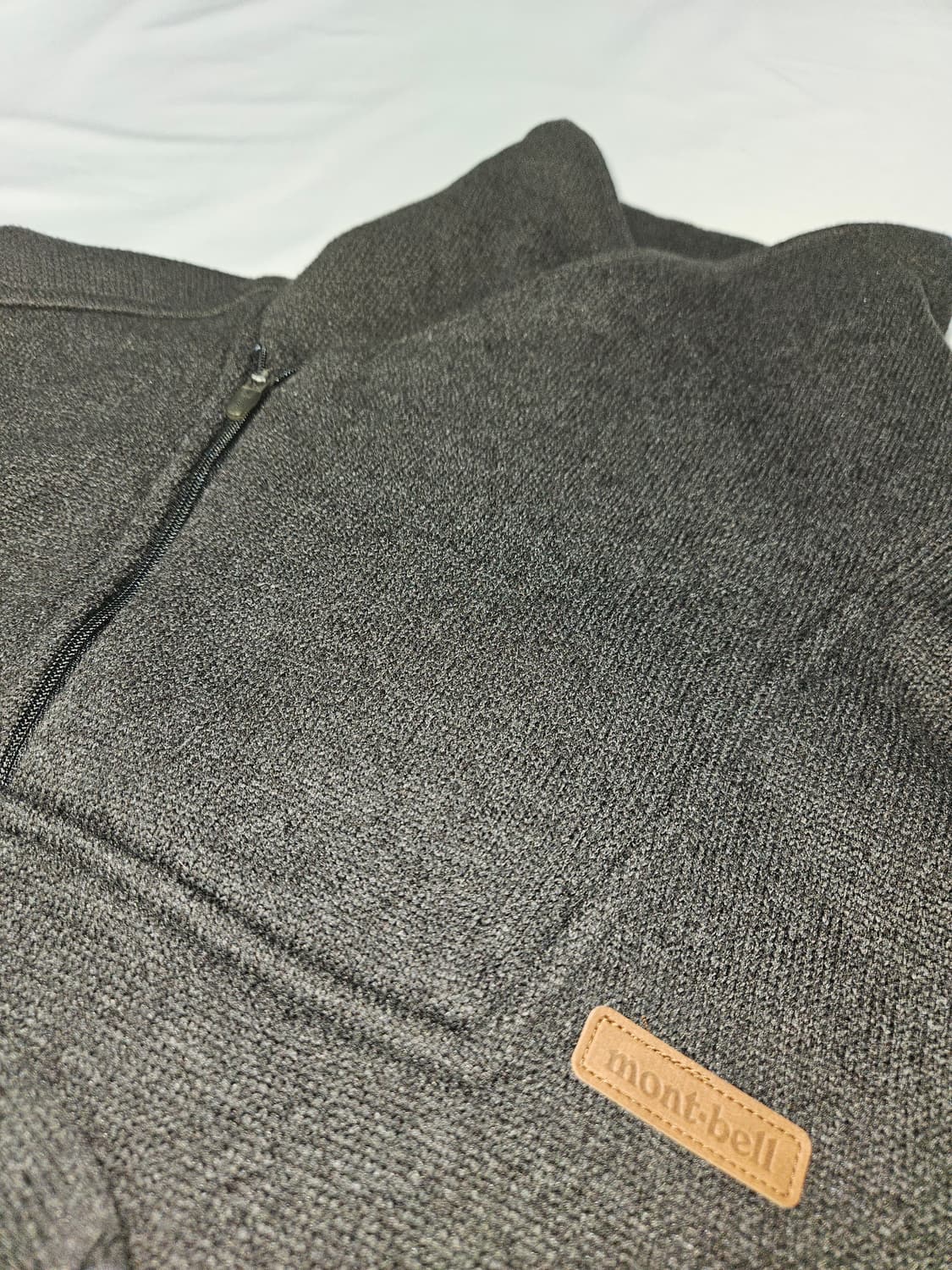 몽벨 일본 하이넥카라 니트플리스 후리스 트레일 고프코어 울터치 XL 상품이미지2