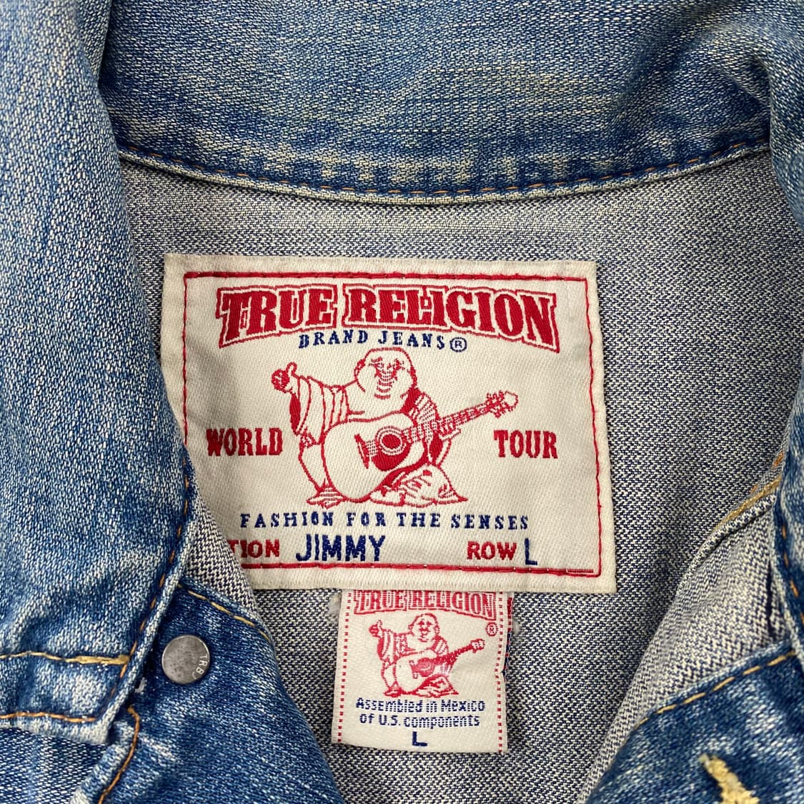 트루릴리전 스티치 포켓 데님 트러커 자켓 (100) 상품이미지9