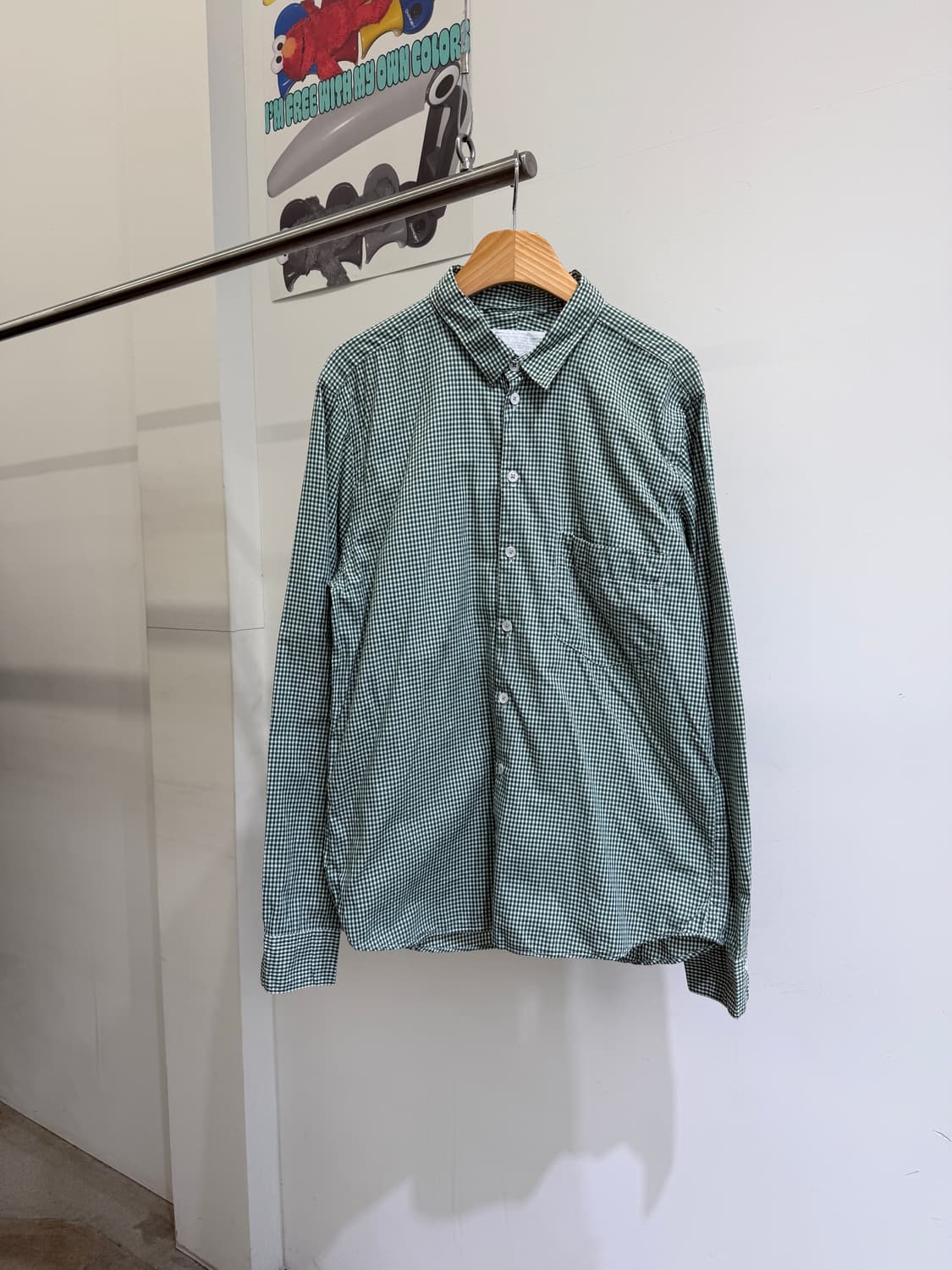 NANAMICA (Made in Japan) 나나미카 깅엄 체크 셔츠 상품이미지1