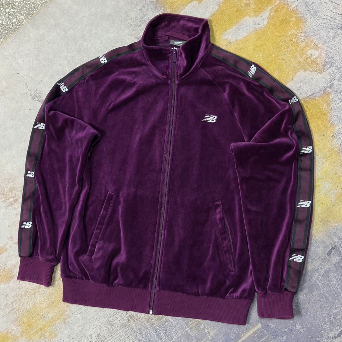 뉴발란스 벨벳 트랙탑 퍼플 m 상품이미지1