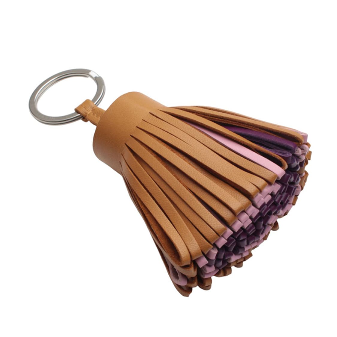 에르메스 골드 로즈 사쿠라 울트라 바이올렛 폼폼 테슬 키링 상품이미지2