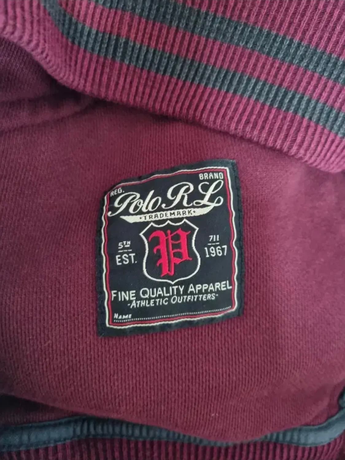 폴로랄프로렌 양털 플리스 베이스볼 바시티 자켓 M 상품이미지5