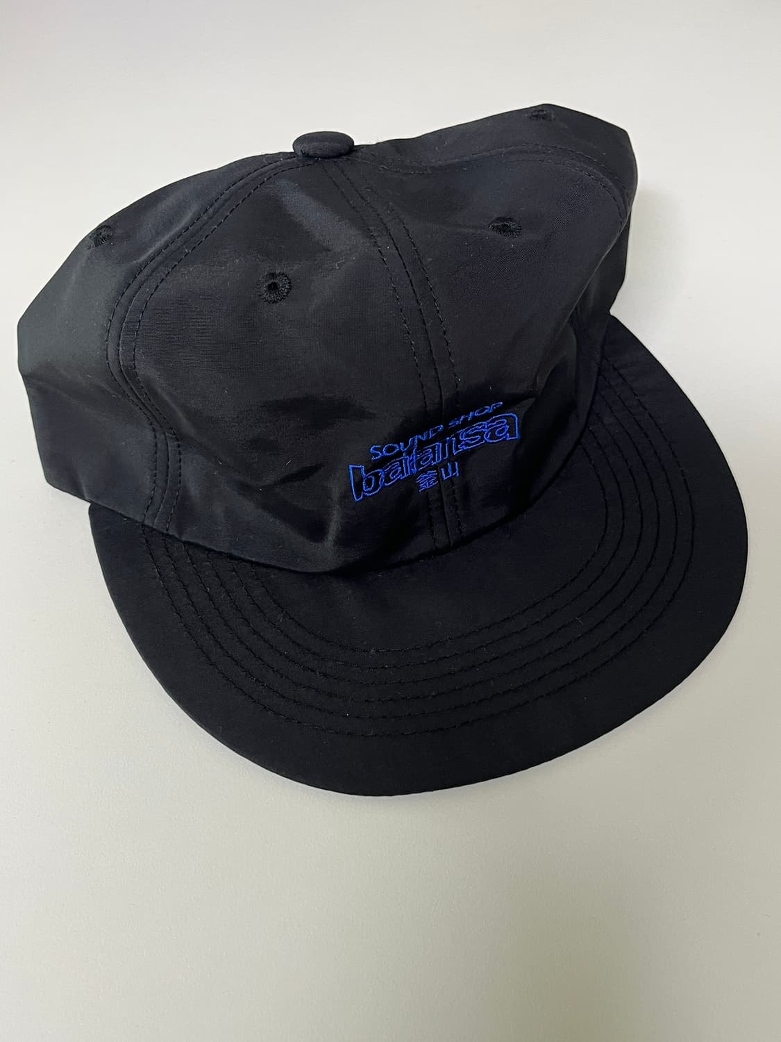 발란사 모자 SSB CUTIE LOGO HAT(BLACK/BLUE) 상품이미지1