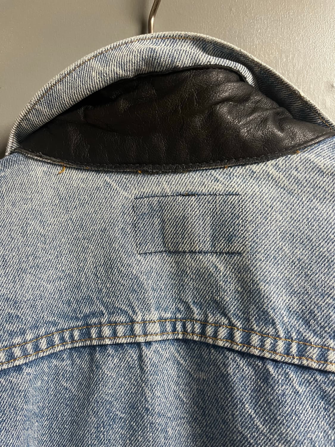 빈티지 리바이스 카라레더 청자켓 상품이미지3