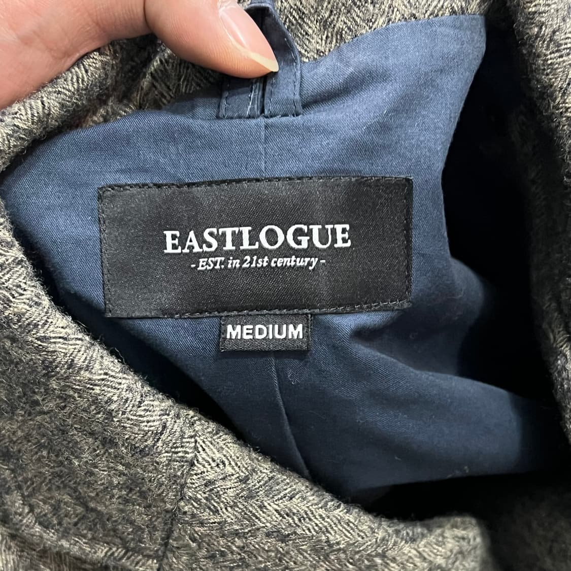  이스트로그 체스터필드 헤링본 코트 y14625 상품이미지6