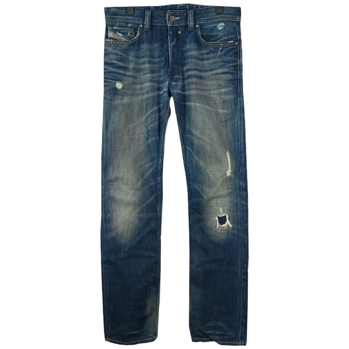 [디젤] 빈티지 워시드 슬림 스트레이트 데님 팬츠 청바지 P01524 상품이미지2