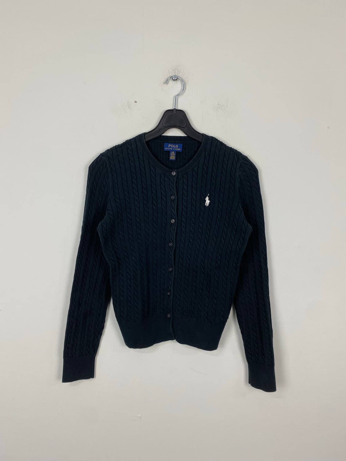 폴로 랄프로렌 케이블 니트 가디건 L(12-14) 상품이미지1