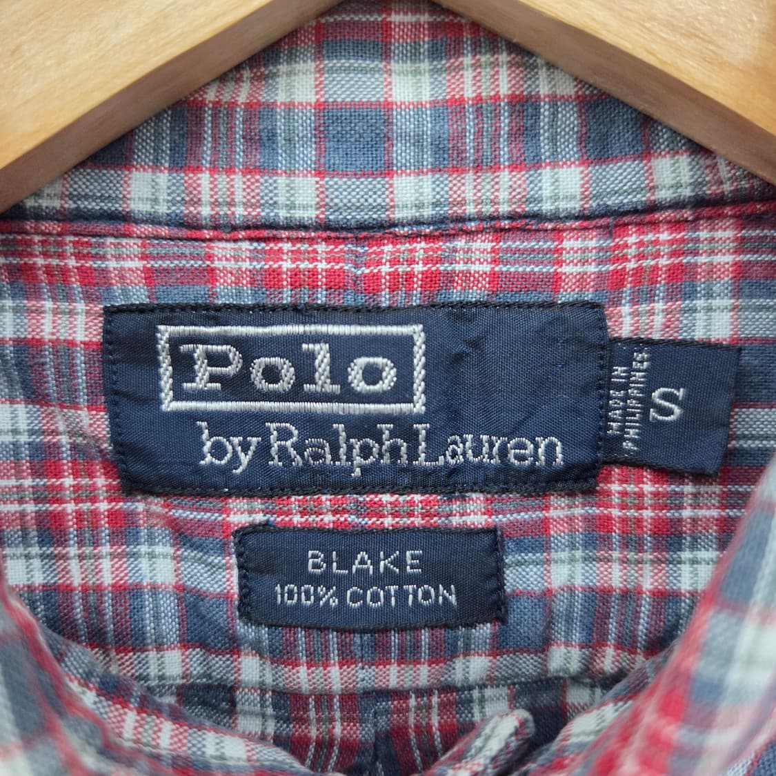 폴로 랄프로렌 체크 반팔 셔츠 남XL 상품이미지4
