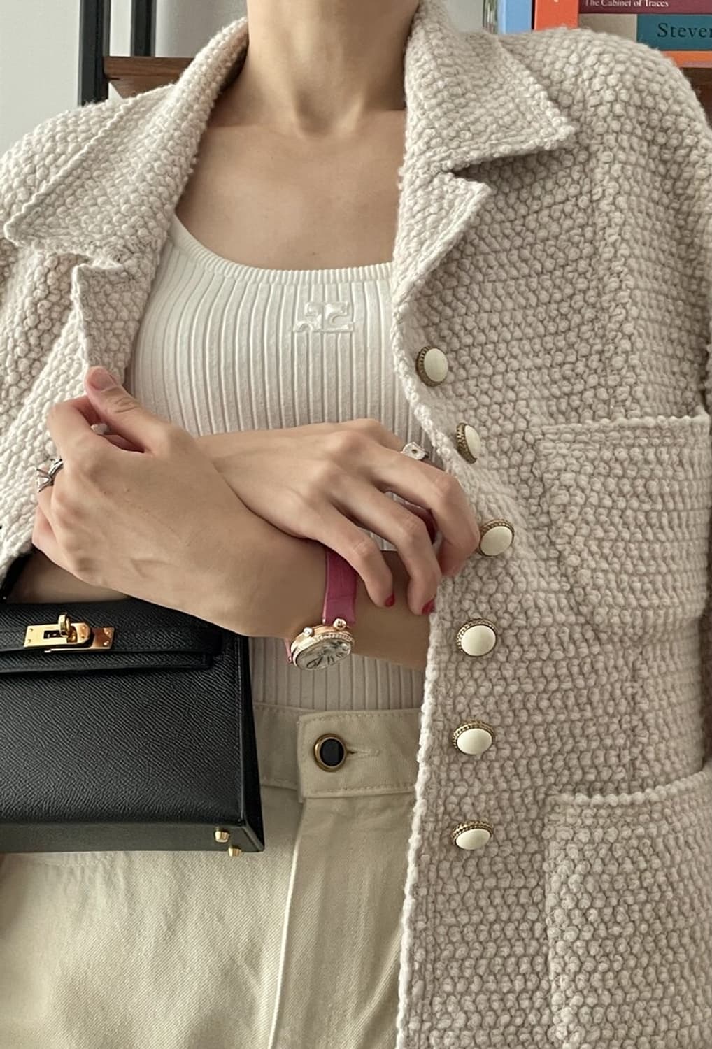 쎄모먼 cemoment Layla 트위드 자켓  상품이미지2