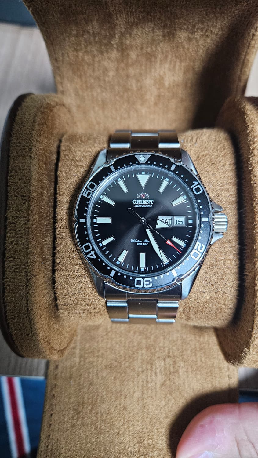 오리엔트 카마수 오토매틱 메탈 시계 12/15일까지만 상품이미지1