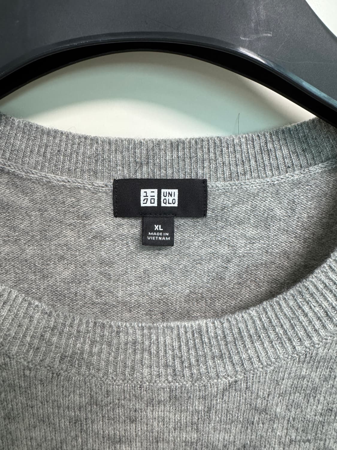 유니클로 캐시미어 니트 03그레이 xl 상품이미지2
