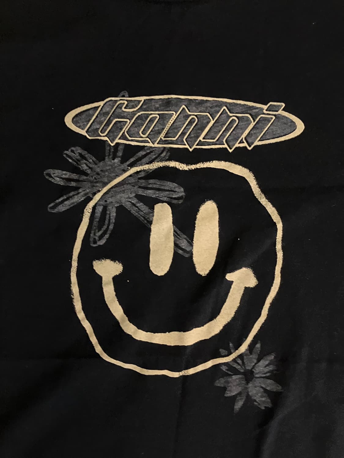 가니 ganni 스마일 프린팅 티셔츠 XS 상품이미지2