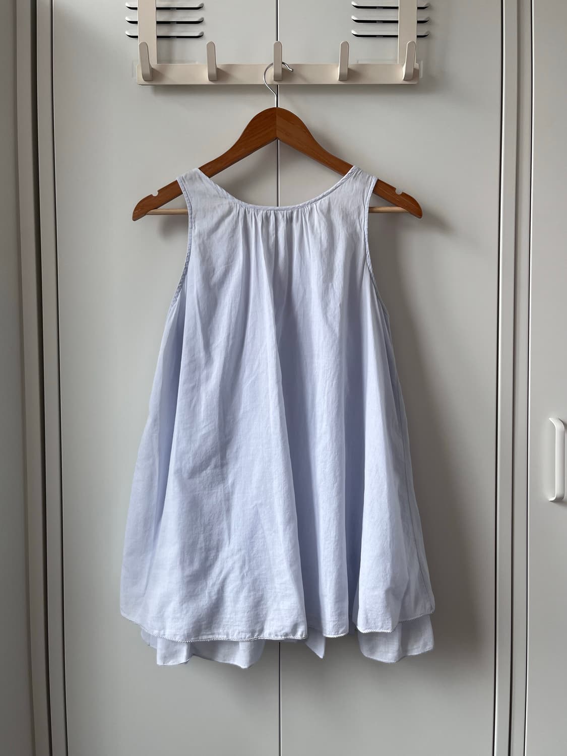 Ciaopanic 파스텔 꽃 자수 레이어드 슬리브리스 상품이미지10