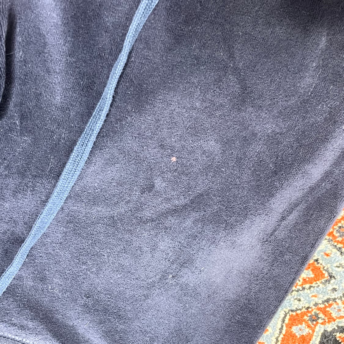 쥬시꾸뛰르 네이비 벨벳 트레이닝팬츠 여성S 상품이미지3