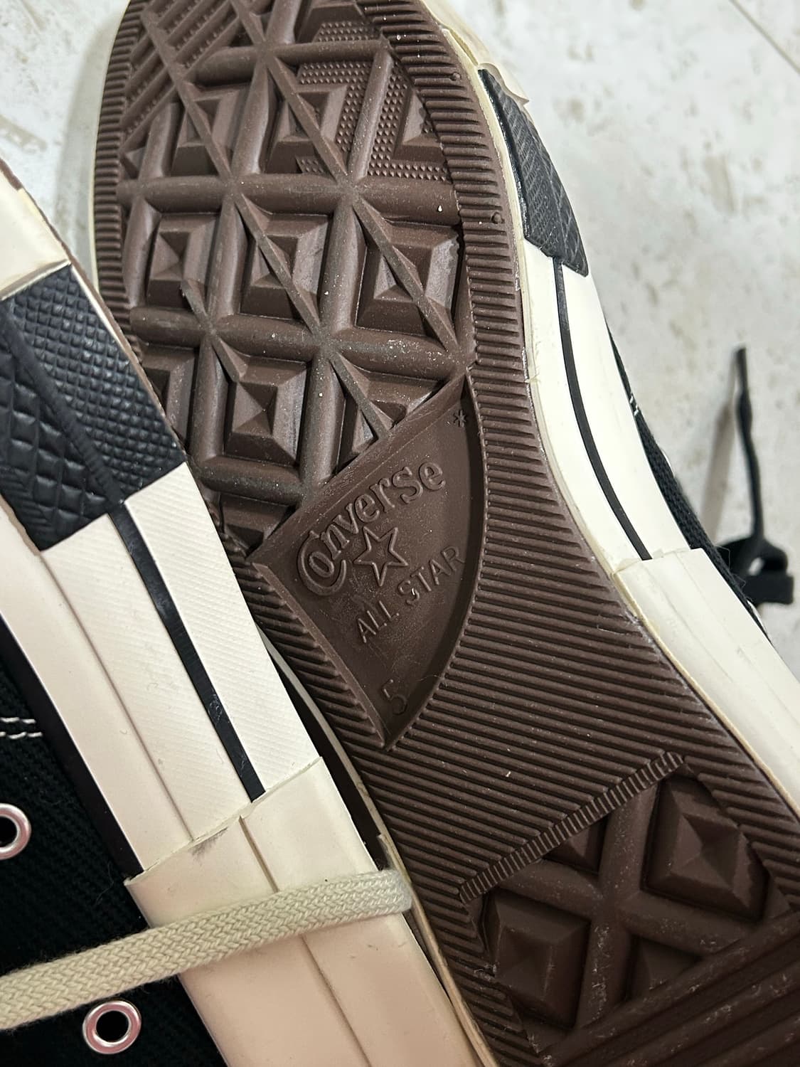 (새상품) 컨버스 릭오웬스 하이 다크스타 스니커즈  240(박스없음) 상품이미지5