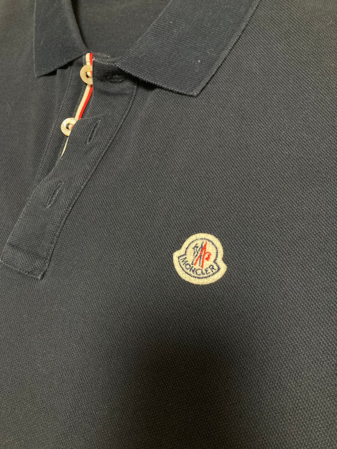 [M size] 몽클레어 카라 반팔티 상품이미지2