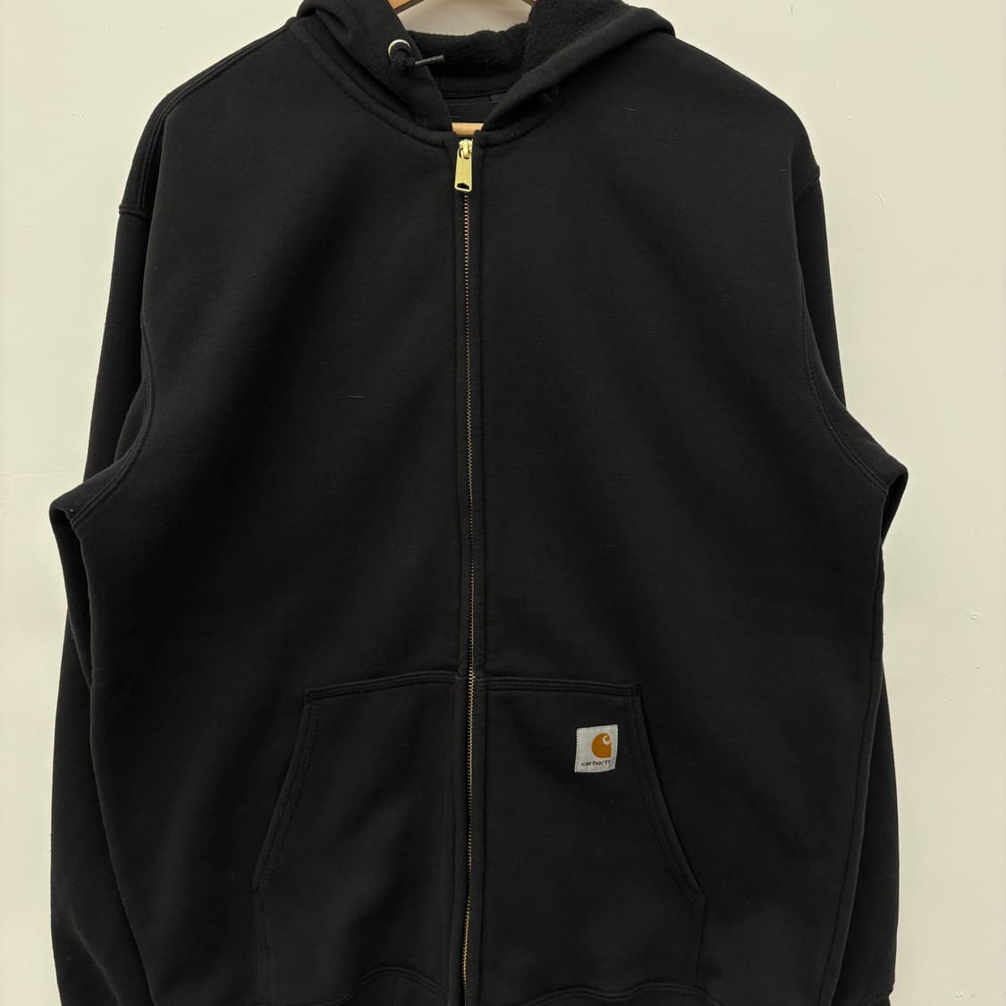 칼하트 블랙 후드 집업 남/L 상품이미지2