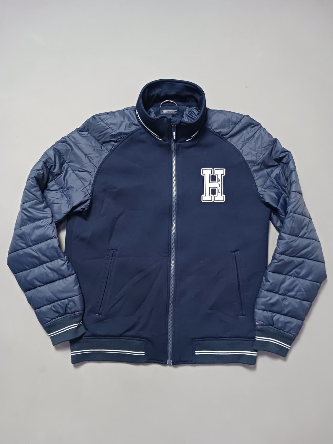 [176] 타미힐피거 키즈 퀼팅 레이어드 집업 봄버 자켓 상품이미지1