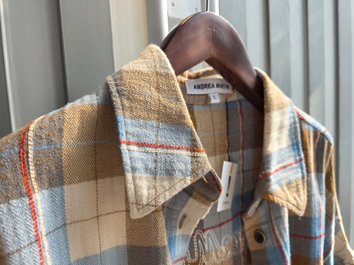 오버핏 체크셔츠  상품이미지2