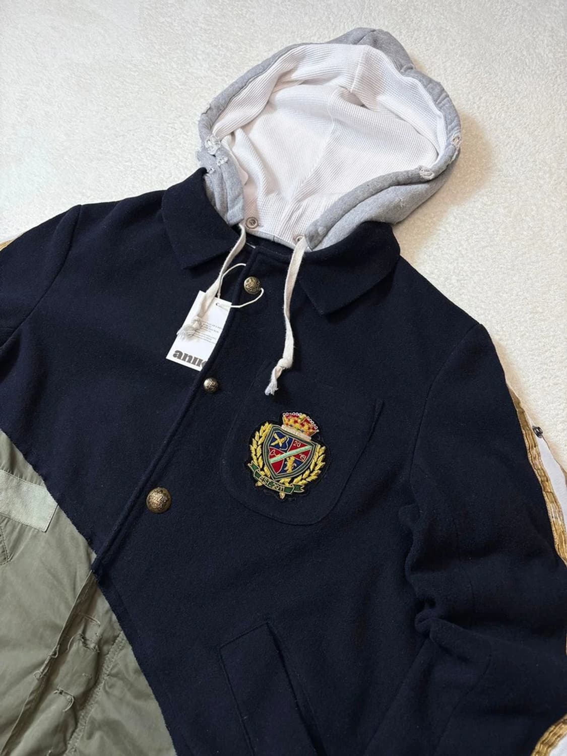 그렉로렌 피그먼트 50/50 배색 사파리 야상 pn6162 상품이미지2