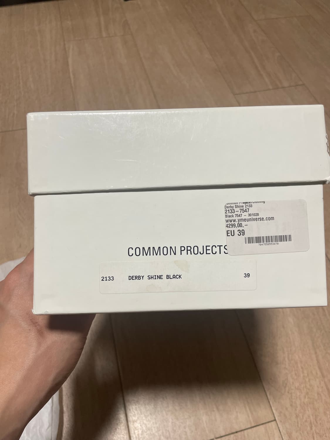 커먼 프로젝트 더비 샤인 블랙 39사이즈 상품이미지2