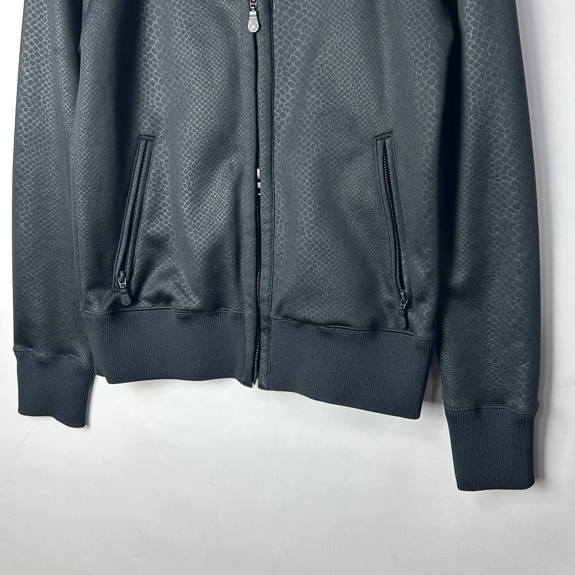 [Tornado Mart] 토네이도마트 뱀피 패턴 집업 져지 상품이미지4