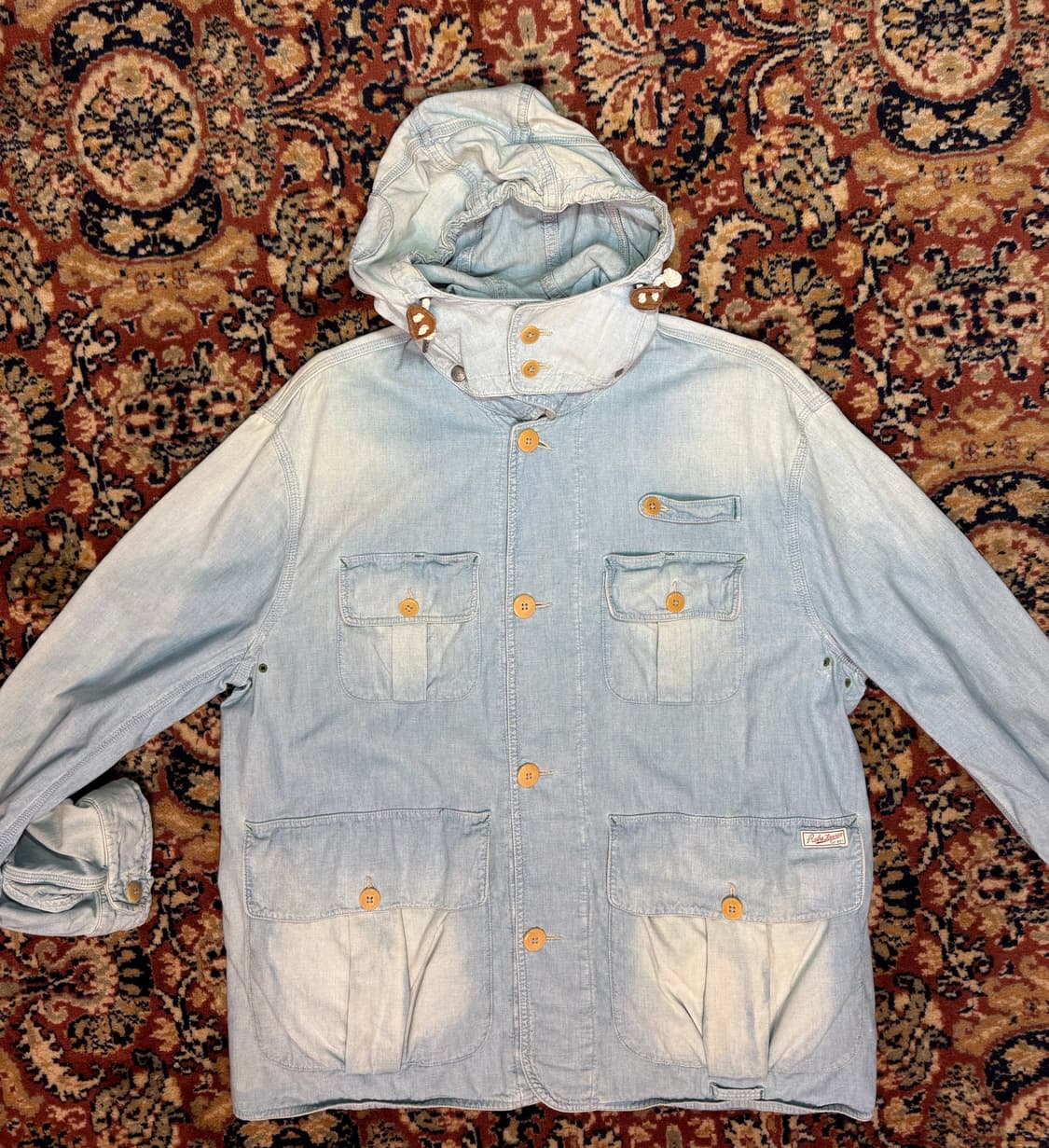 폴로 랄프로렌 샴브레이 피싱 파카 자켓 XL (543) 상품이미지8