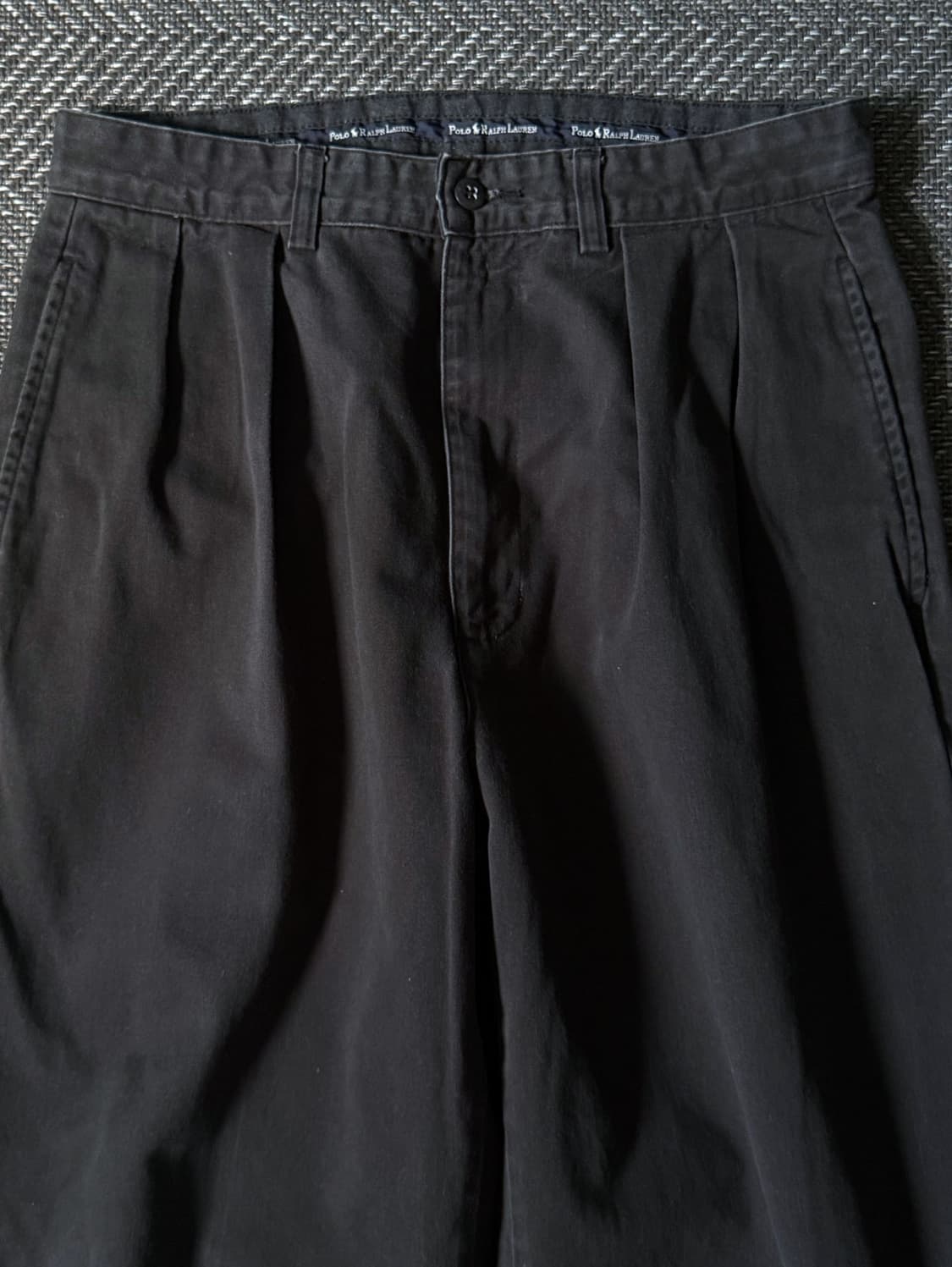 (30) 90s 폴로 랄프로렌 ANDREW 더블 플리츠 치노 팬츠 상품이미지2