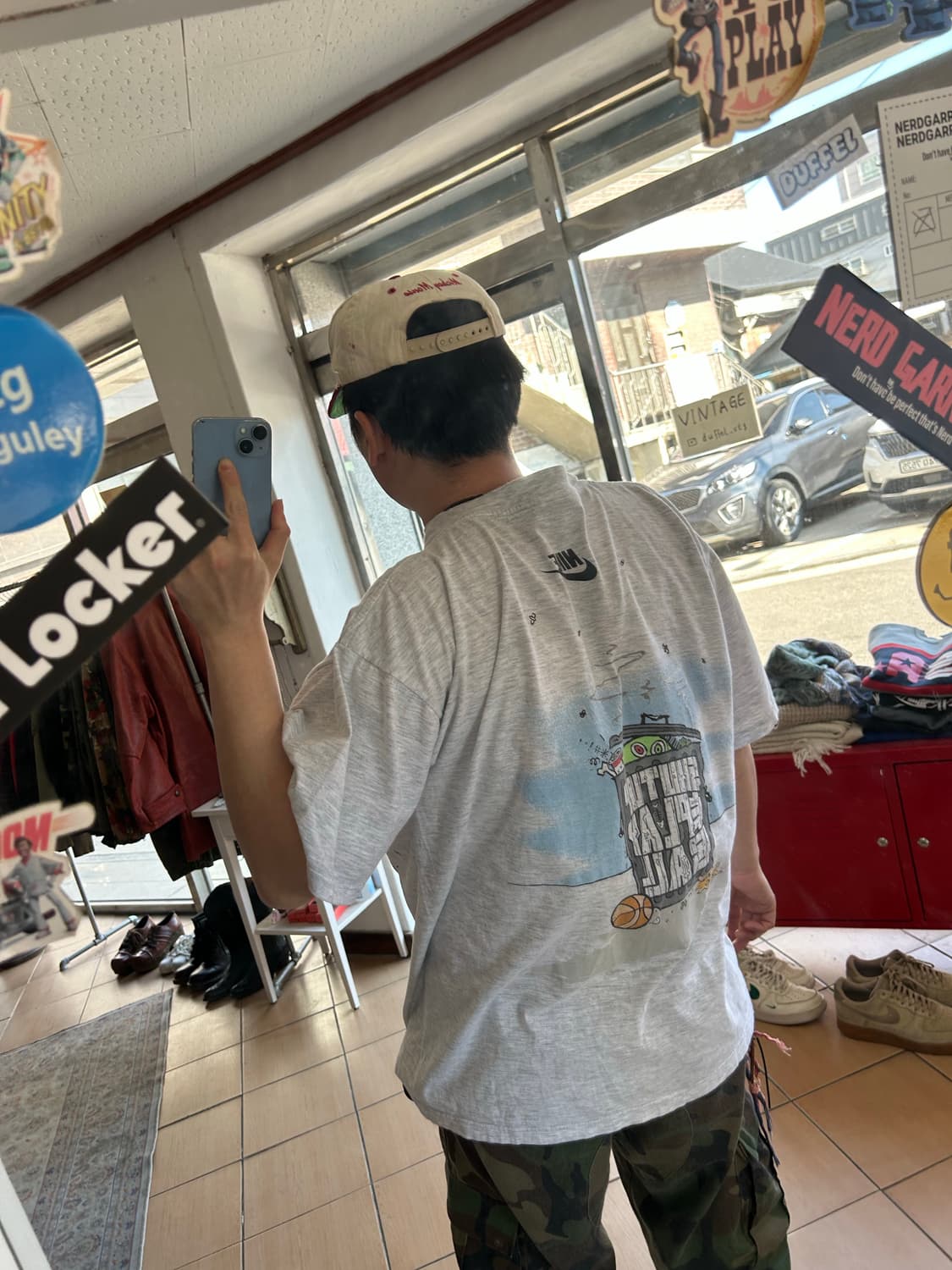 90’s 나이키 Shut up play ball 티셔츠 상품이미지7