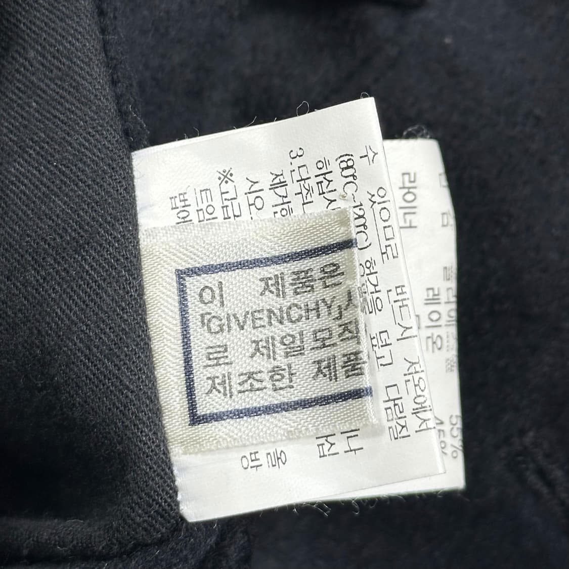 지방시 레트로 캐시미어 블랙 롱코트 자켓 (L) 상품이미지10