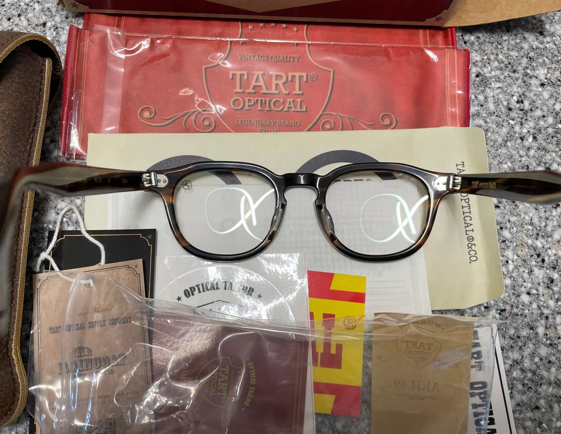 타르트 옵티컬 아넬 헤르티지 49사이즈 A8 새상품 상품이미지5