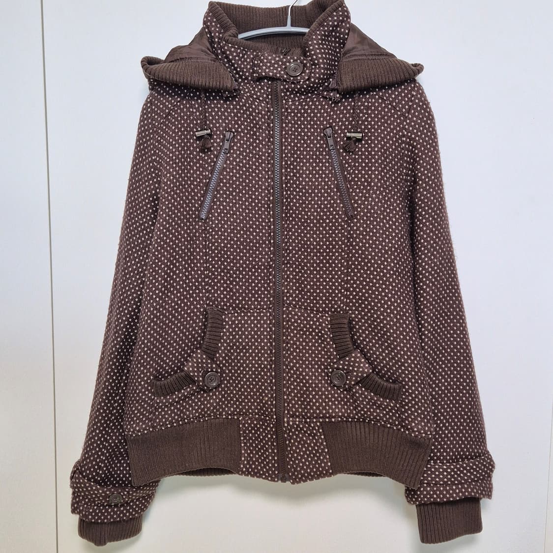 초코 브라운 도트 점퍼 상품이미지4