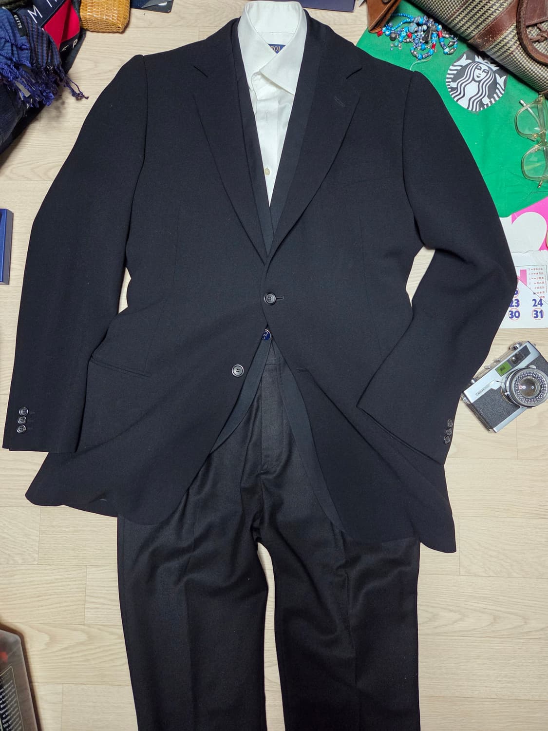 (~3~회 착)(금장 네이비 단추)돌체앤가바나 수트 자켓 블레이저 정장 상품이미지7
