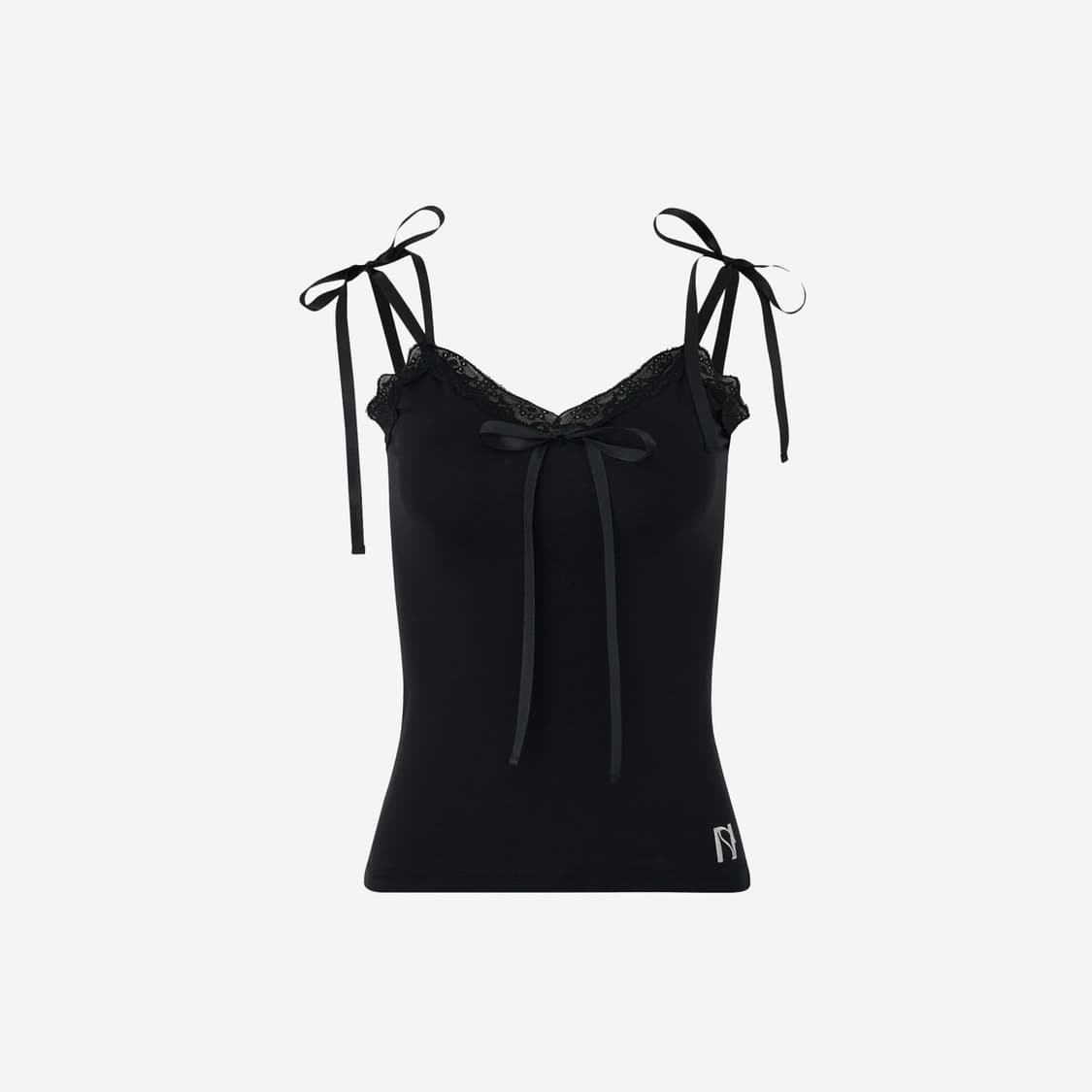 Ribbon lace sleeveless Top 상품이미지1