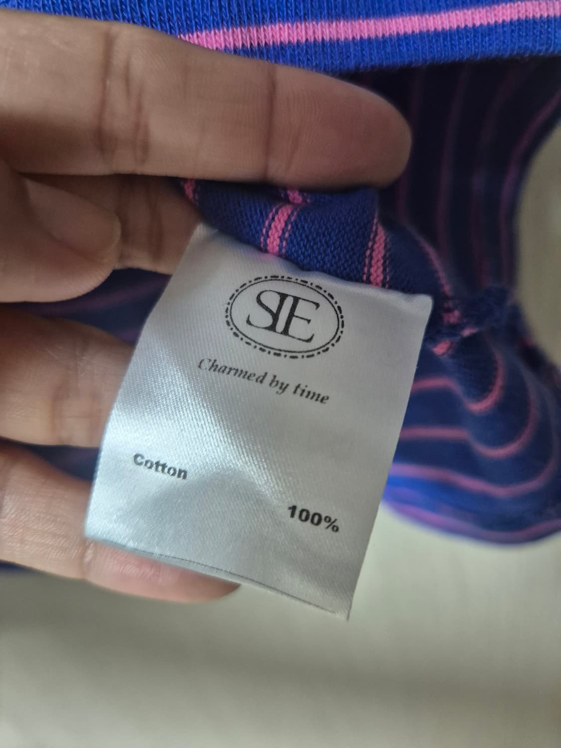 시엔느 스트라이프 카라티 티셔츠 상품이미지5