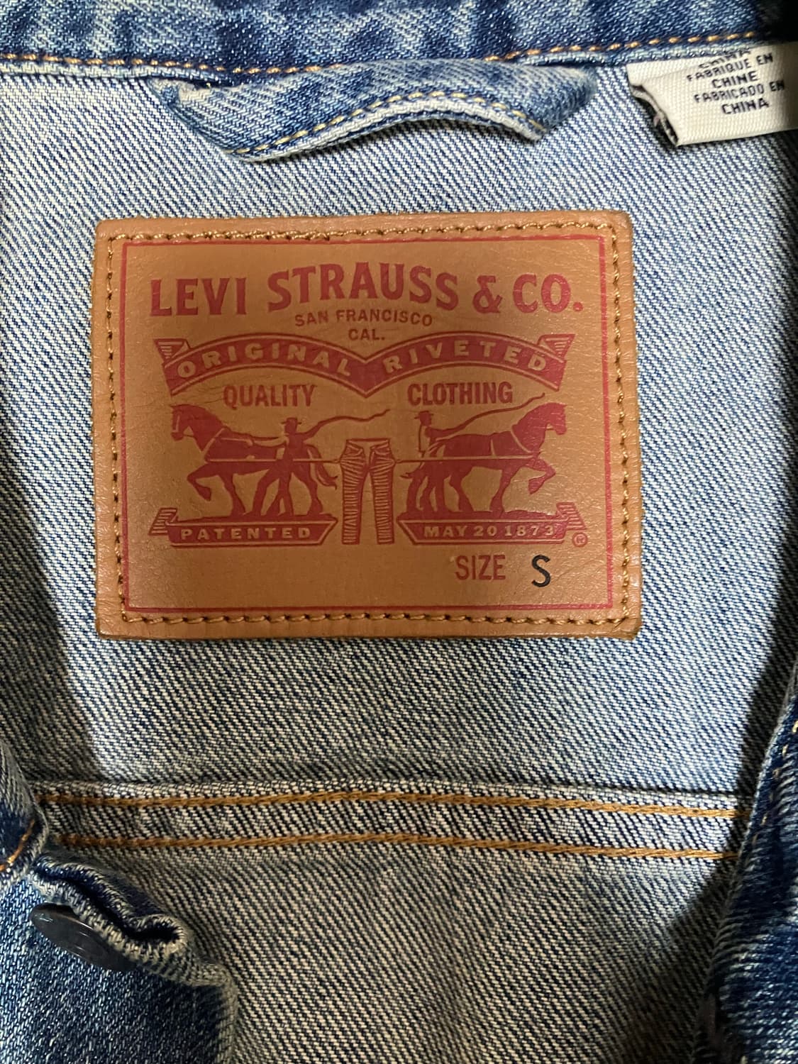 00s 리바이스 72334-0136 인디고 데님 트러커 자켓 상품이미지4