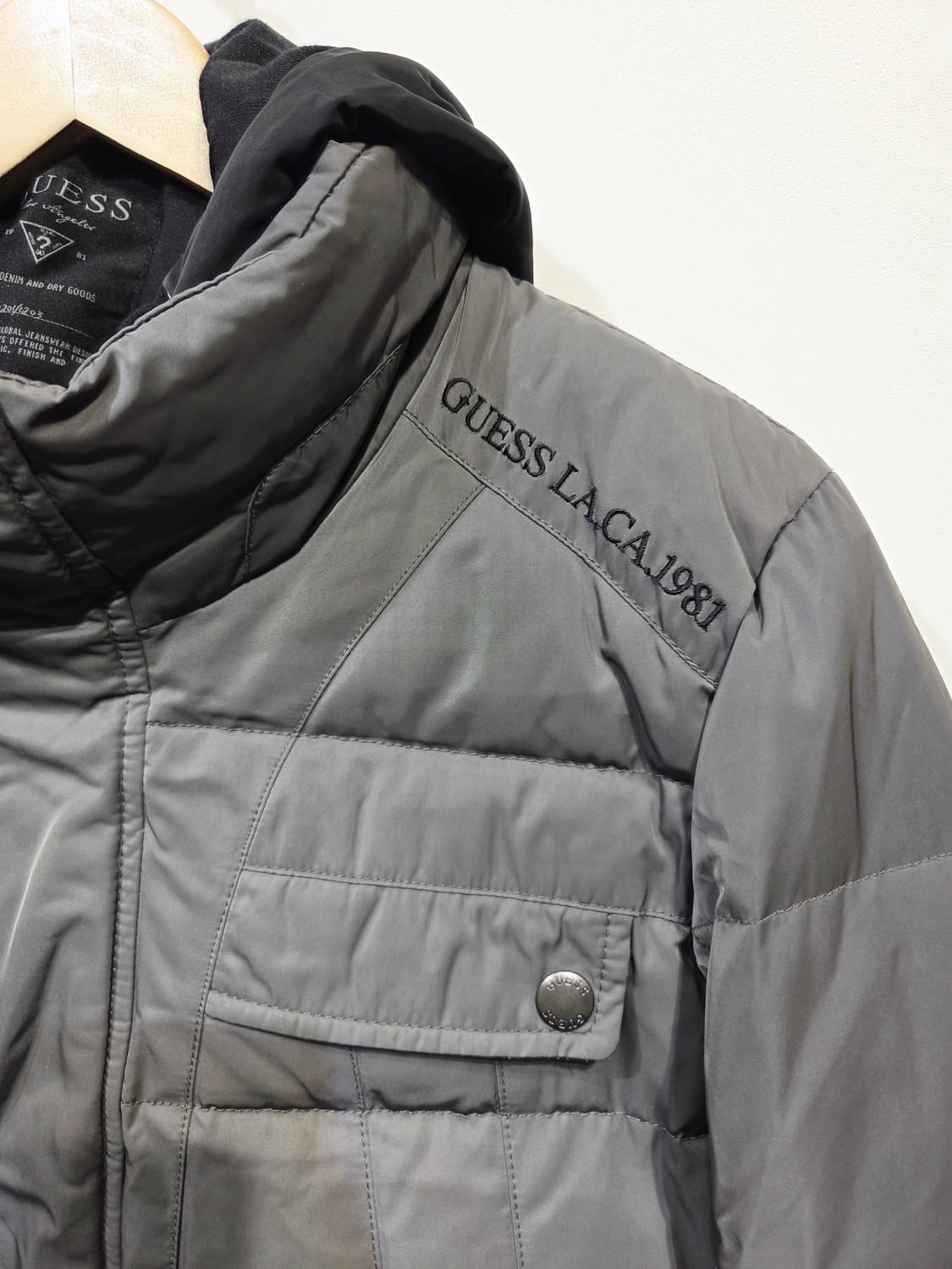 게스 GUESS 그레이 덕다운 패딩_M 상품이미지5