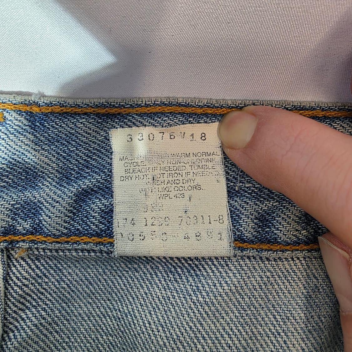 [W34L30]90s 리바이스 550 리워크 데님 팬츠 상품이미지5