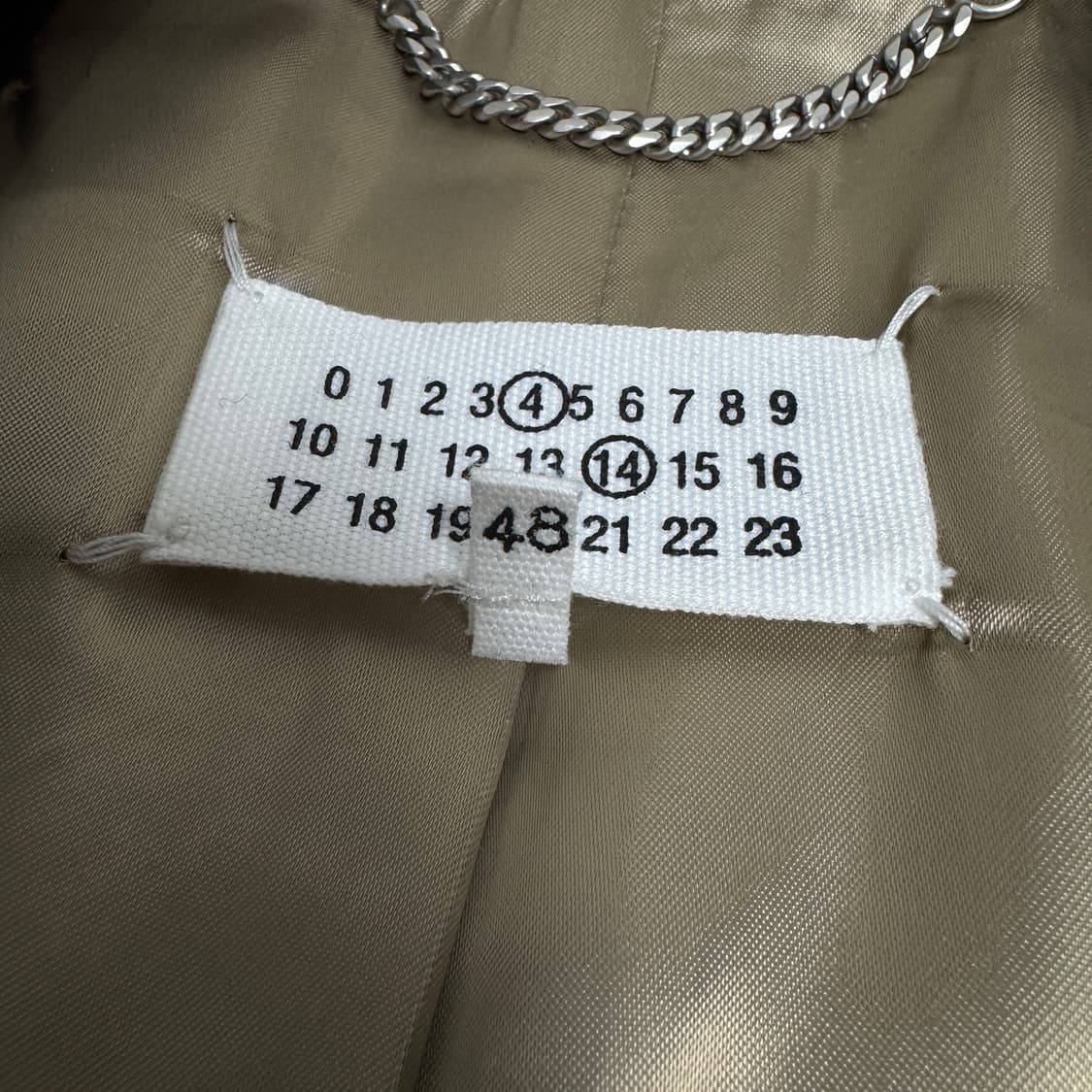 메종 마르지엘라 카멜 울 더블 코트 48 사이즈 상품이미지4