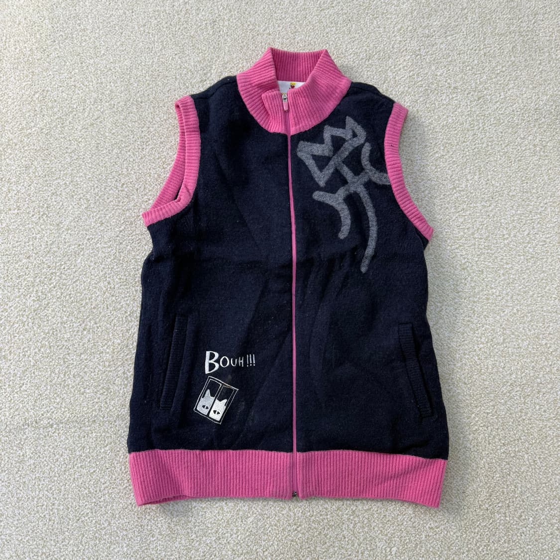 90 새상품 까스텔바작 방풍 골프 조끼 0122T1 상품이미지1