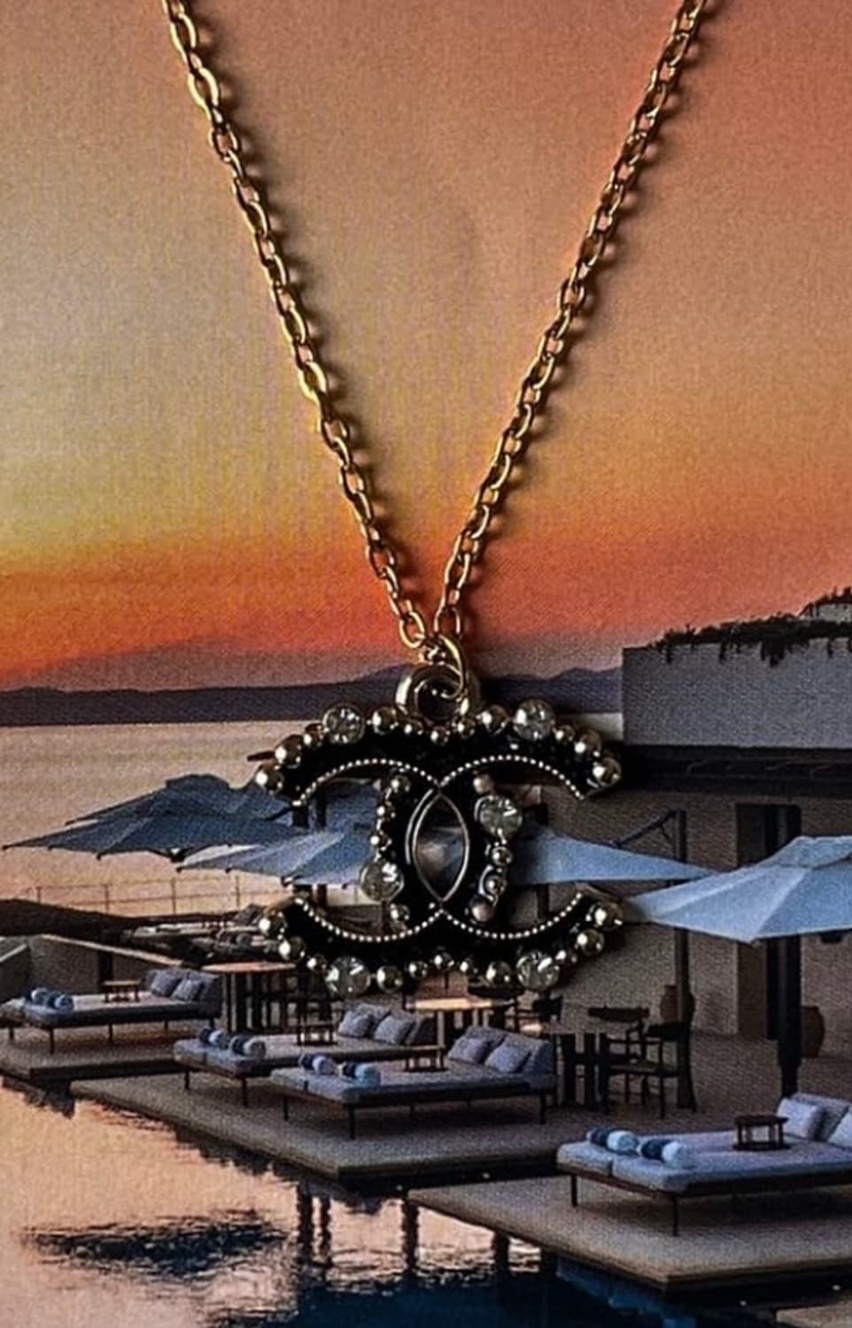 샤넬 업사이클링 목걸이 상품이미지1