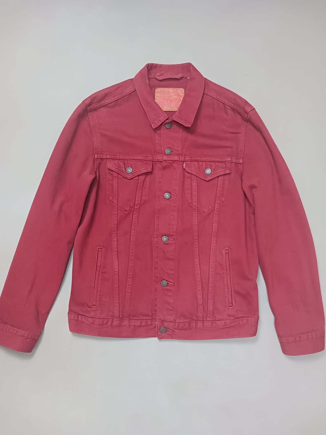 [L] 리바이스 타입3 버건디 마룬 트러커 자켓 상품이미지1