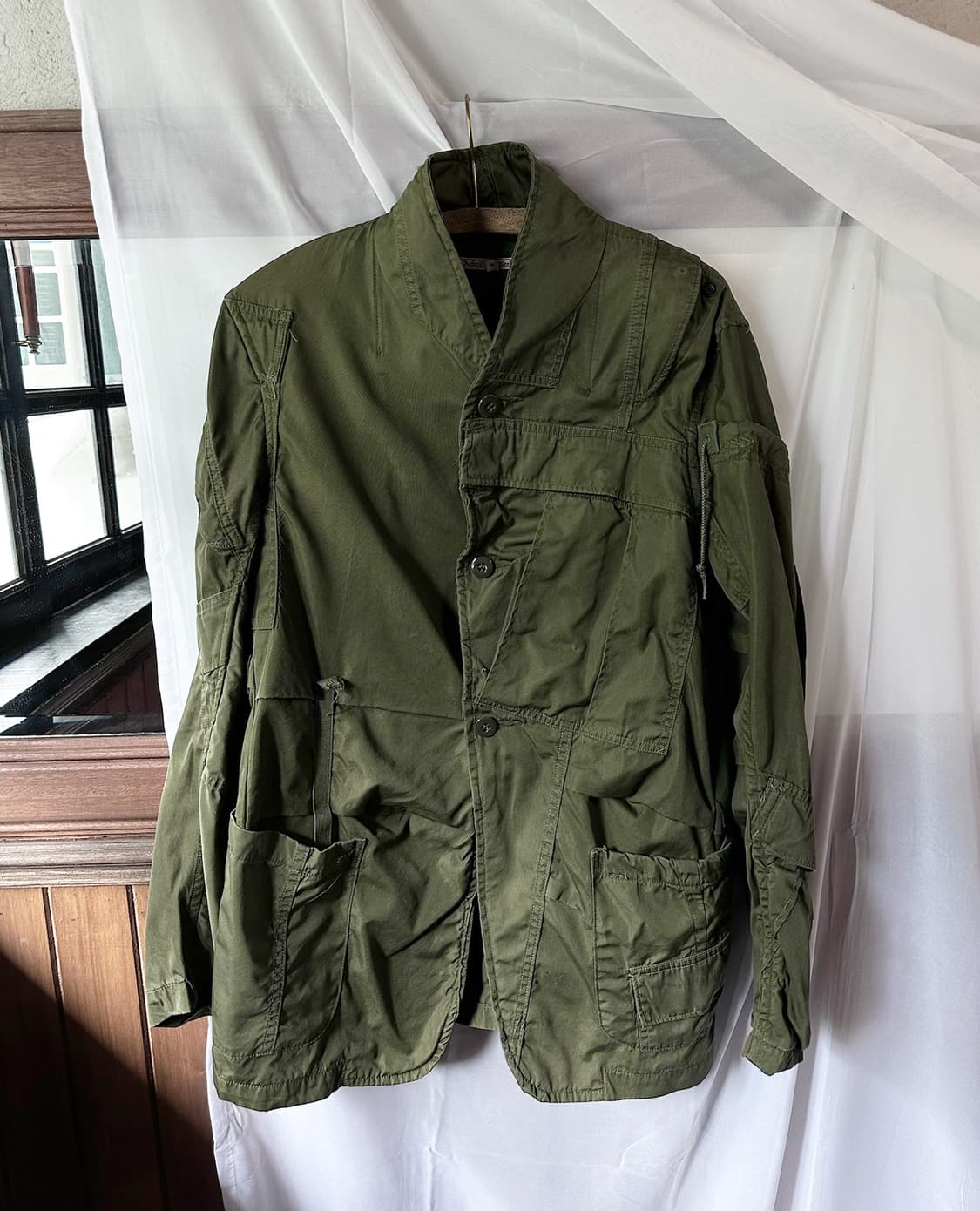 REBUILD BY NEEDLES bdu shawl collar jack 상품이미지5