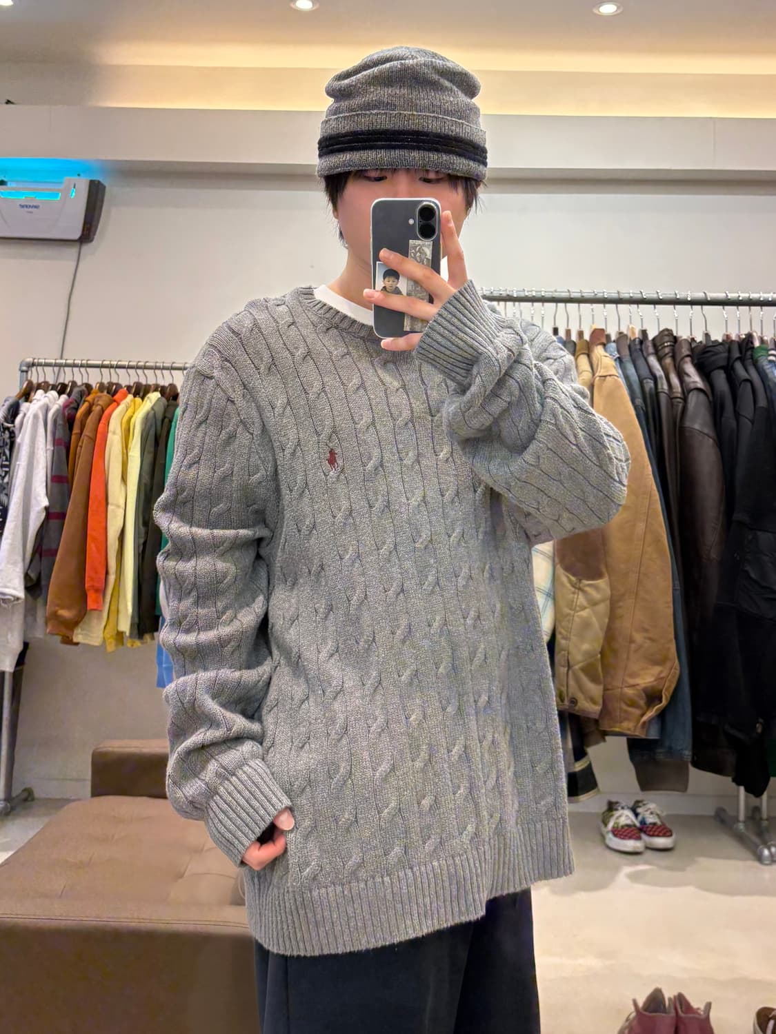 폴로 랄프로렌 꽈배기 니트 상품이미지9