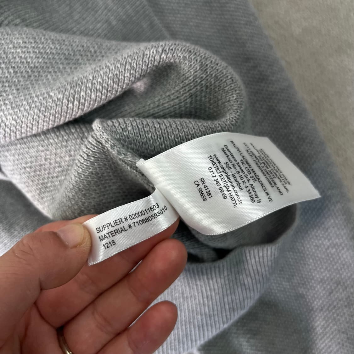 100 폴로랄프로렌 와플 코튼 니트 상품이미지6