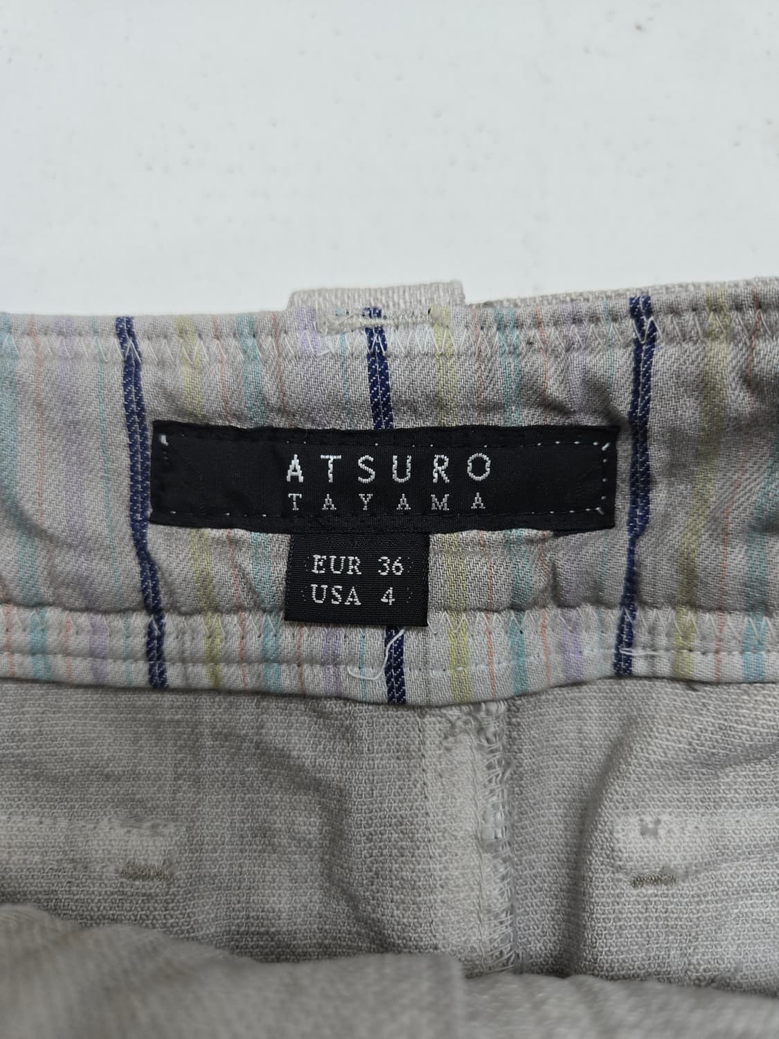 빈티지 포켓 디테일 면 스커트 상품이미지3