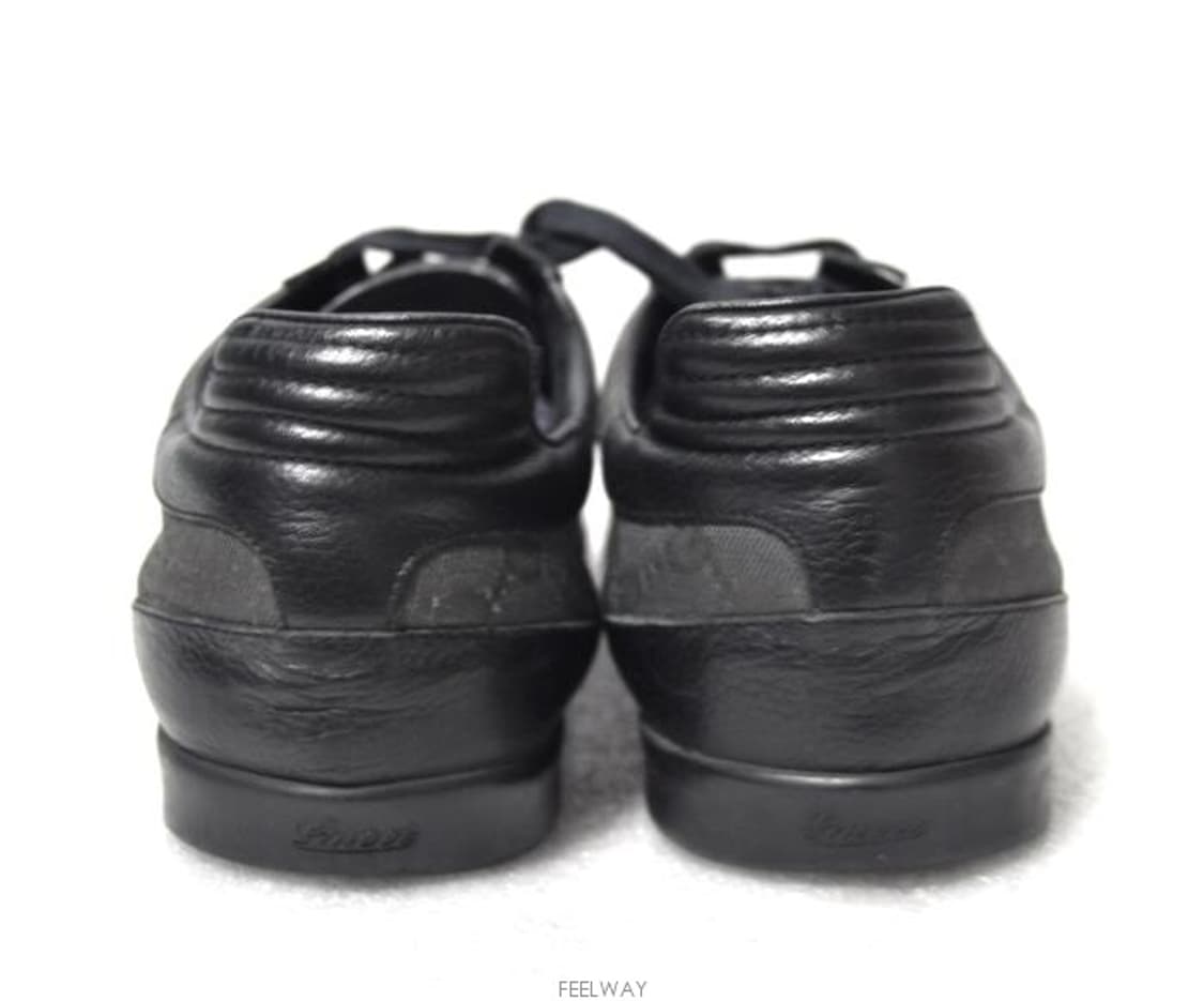 구찌/남성GG로고래더혼방스니커즈(사이즈265)정품 상품이미지6