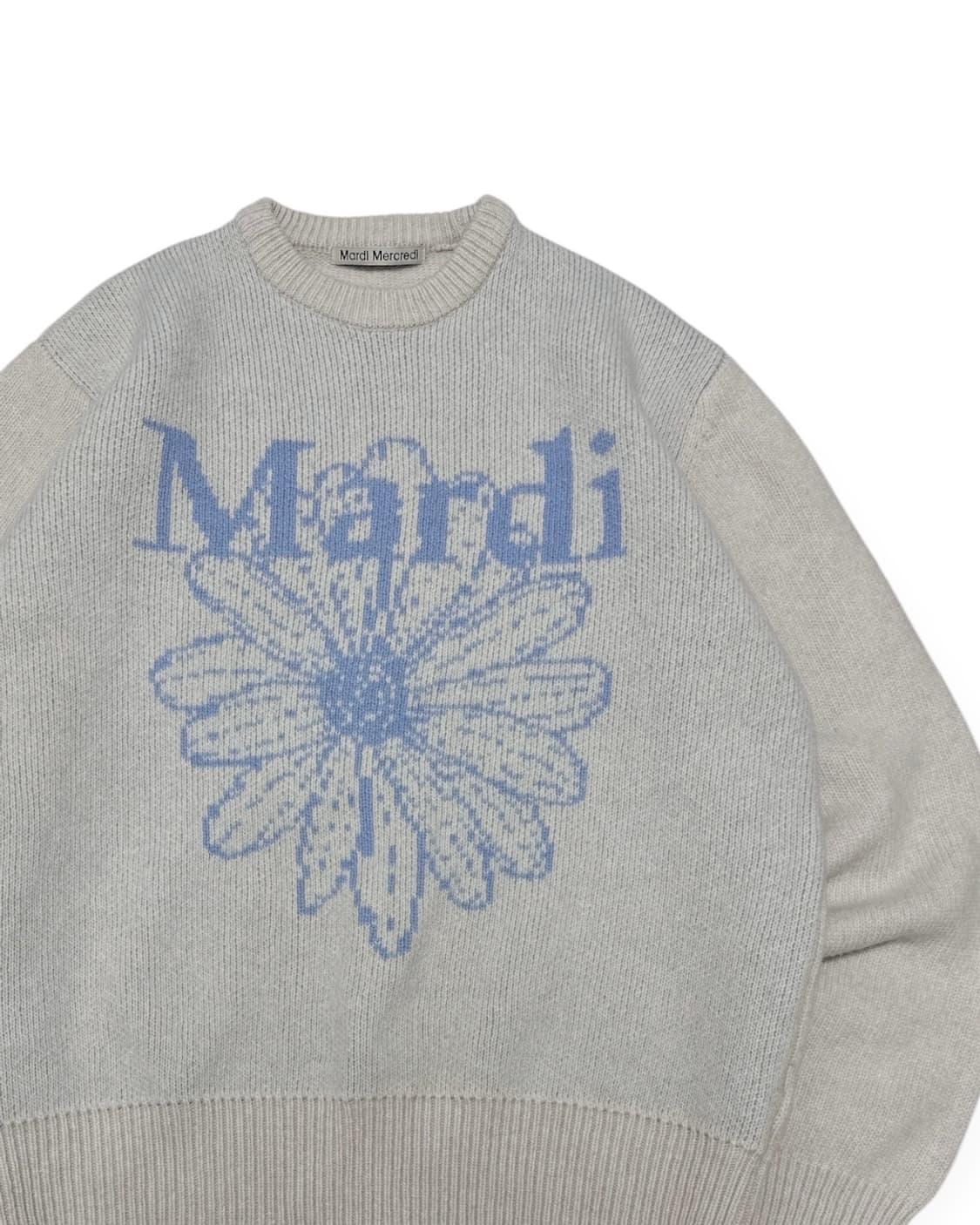 마르디 메크르디 플라워 니트 스웨터 상품이미지2