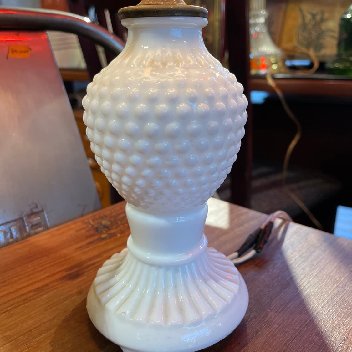 빈티지 미니 펄쉰 쉐이드 램프 상품이미지5