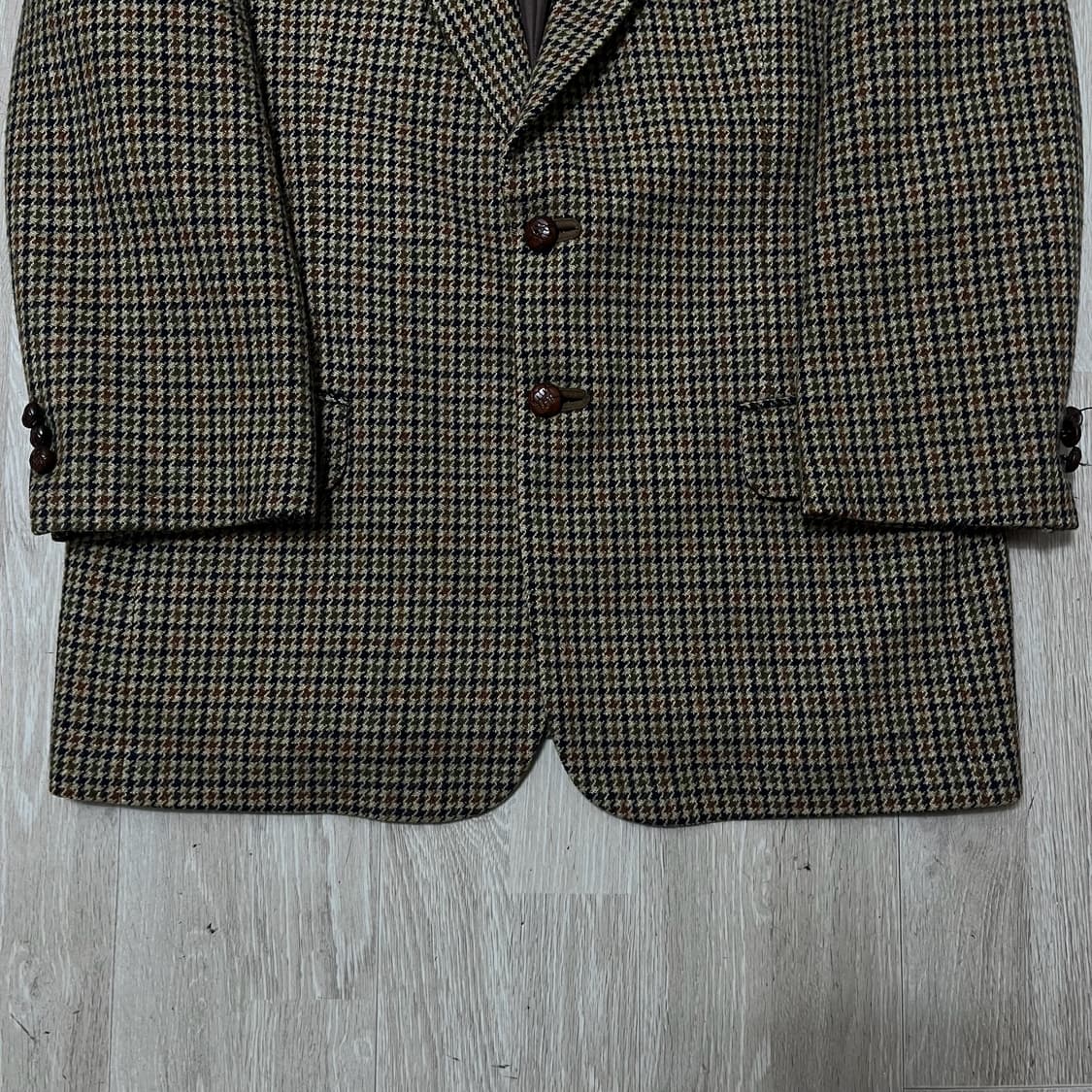 닥스 런던 남성 싱글 체크 정장 자켓 L/100  상품이미지4